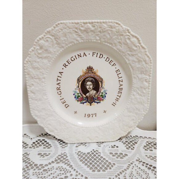 Lord Nelson Silver Jubilee Plate – 8.5” Square Embossed Commemorative Dish - Picture 9 of 10